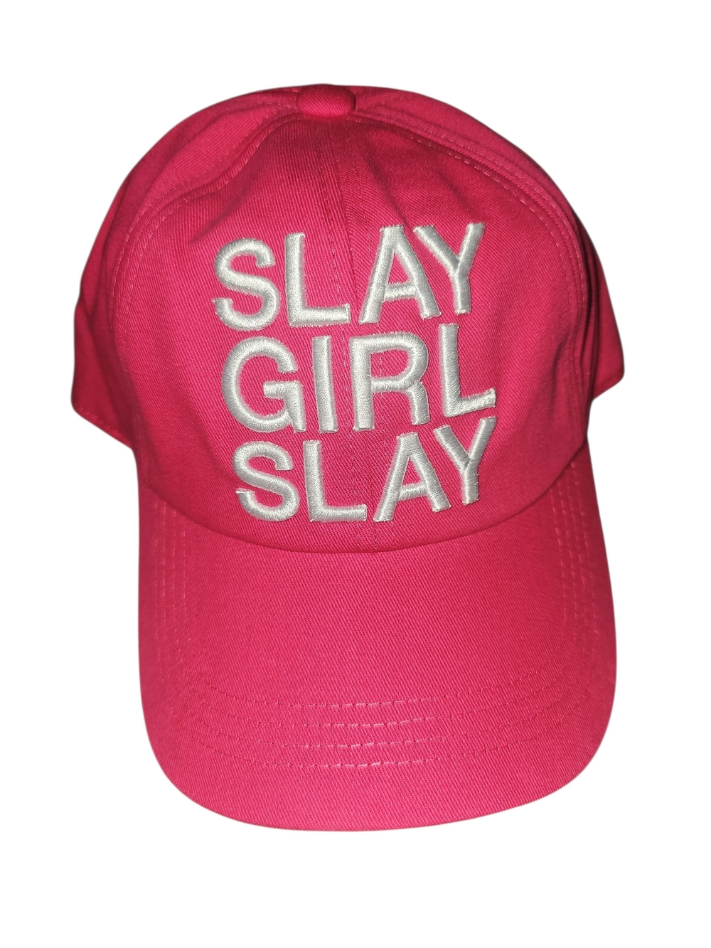 Pink "Slay Girl Slay" Embroidered Cap